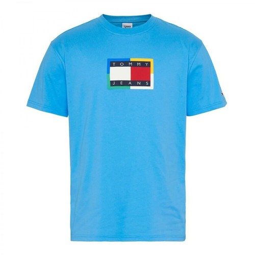Tommy Hilfiger, t-shirt Dm0Dm10891 Niebieski, male, 232.00PLN