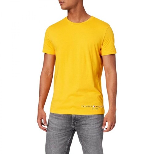 Tommy Hilfiger, T-shirt Mw18734 Żółty, male, 204.26PLN