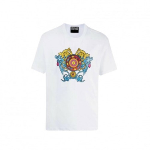 Versace, Camiseta barroco Biały, male, 656.00PLN