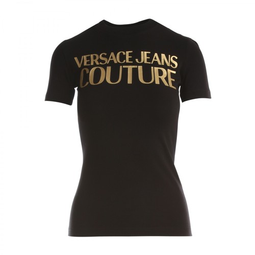 Versace Jeans Couture, T-shirt Czarny, female, 683.00PLN