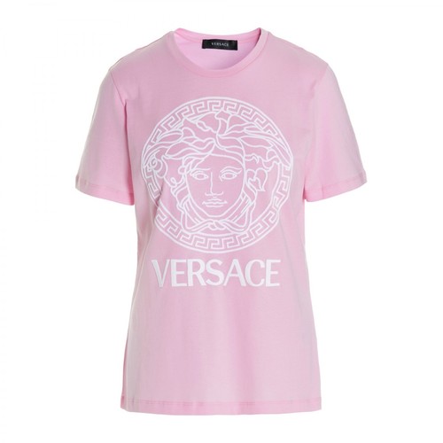 Versace, T-shirt Różowy, female, 2052.00PLN
