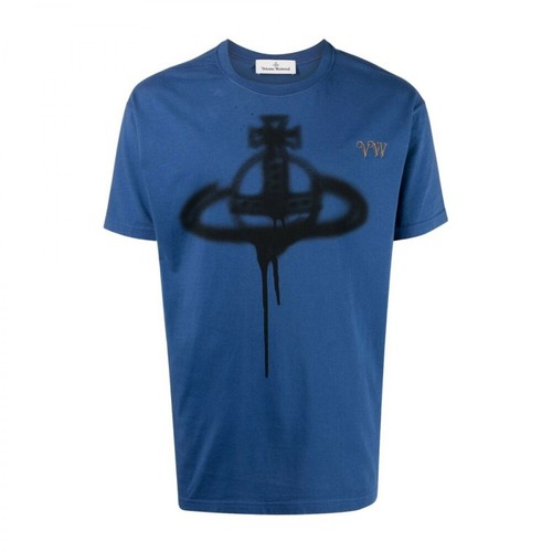 Vivienne Westwood, T-shirt Niebieski, male, 798.00PLN