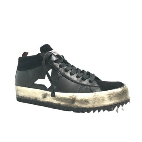 YAB, Scarpe Sneakers Artigianale U17Ya01 Czarny, male, 1077.00PLN