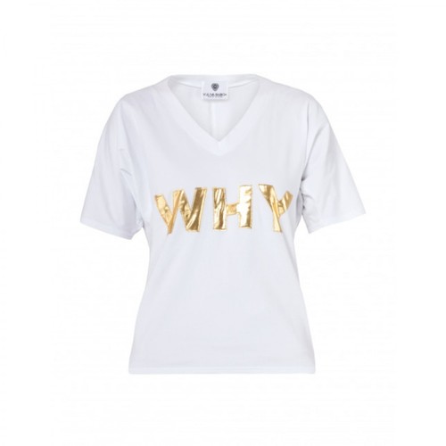 Yuliya Babich, T-shirt Why Biały, female, 161.85PLN
