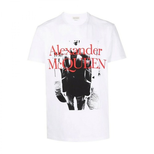 Alexander McQueen, Atelier PRT T-Shirt Biały, male, 1621.00PLN