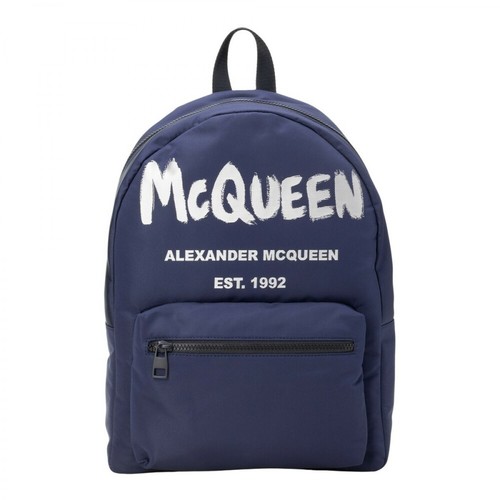 Alexander McQueen, Bag Niebieski, male, 3876.00PLN