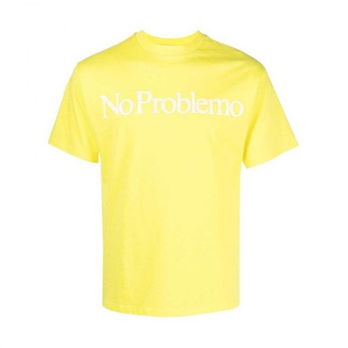 Aries, NO Problemo Yellow T-Shirt Żółty, female, 320.00PLN