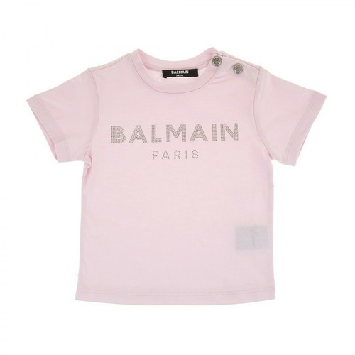 Balmain, T-shirt Różowy, female, 593.00PLN