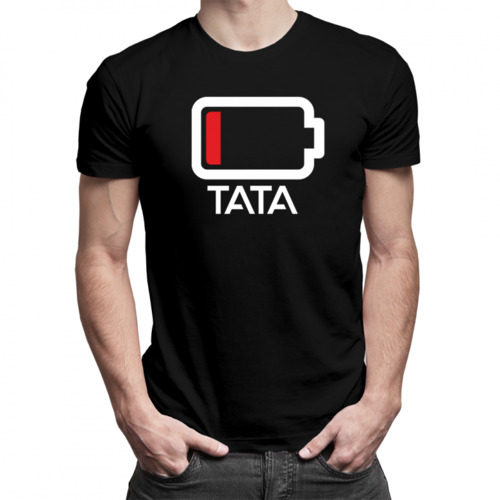 Bateria - męska koszulka z nadrukiem dla taty 69.00PLN
