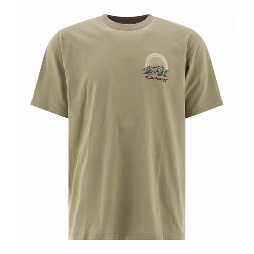 Carhartt Wip, I029615030Ekxx Other Materials T-Shirt Zielony, male, 225.00PLN