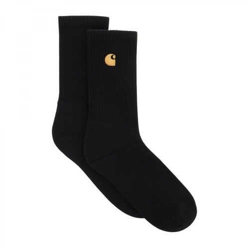 Carhartt Wip, Sports Socks with logo Czarny, male, 78.00PLN