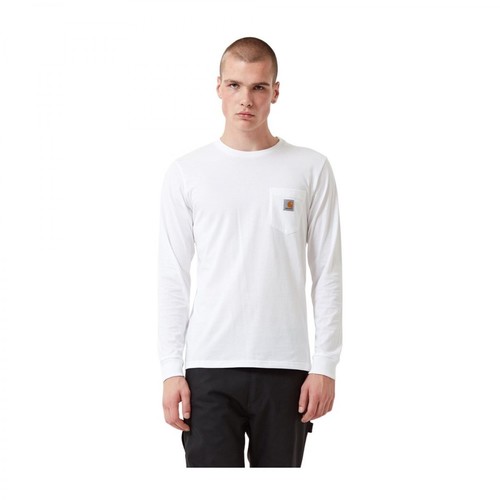 Carhartt Wip, T-shirt Biały, male, 194.35PLN