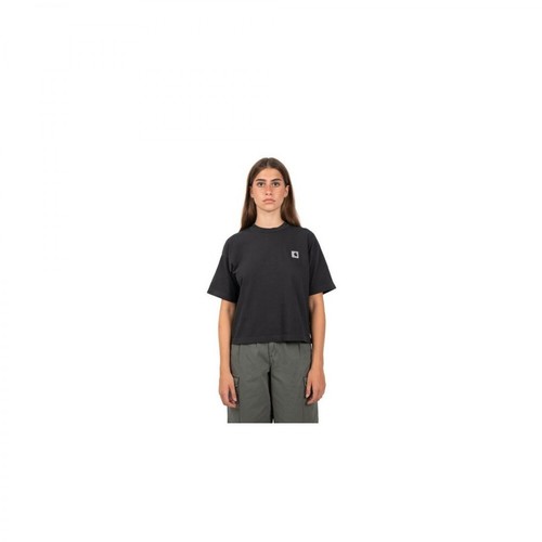 Carhartt Wip, T-shirt nelson Czarny, female, 194.35PLN