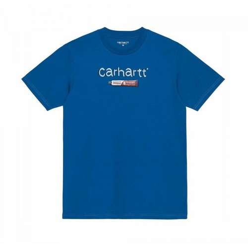 Carhartt Wip, Toothpaste t-shirt Niebieski, male, 247.00PLN