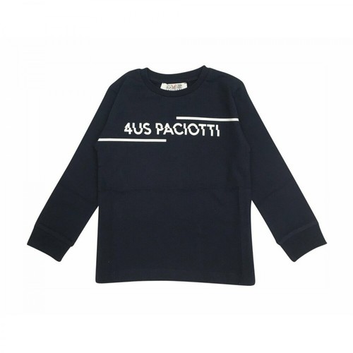 Cesare Paciotti 4US, T-shirt Niebieski, male, 139.00PLN