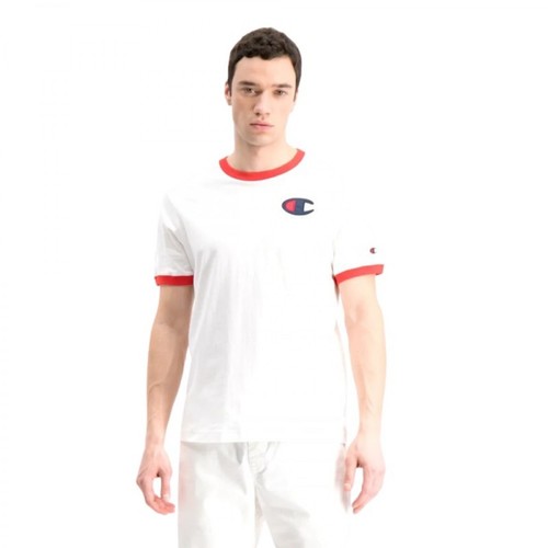 Champion, t-shirt Biały, male, 218.00PLN