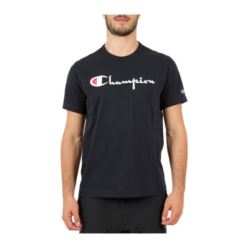 Champion, T-shirt Czarny, male, 228.00PLN