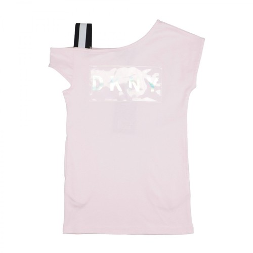 Dkny, T-shirt Różowy, female, 306.00PLN