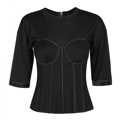 Dolce & Gabbana, T-shirt Czarny, female, 2107.00PLN