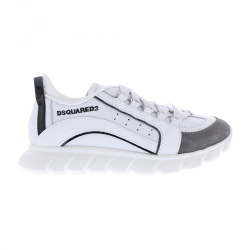 Dsquared2, 551 Low Top Lace Running Sneakers Biały, unisex, 657.70PLN