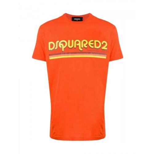 Dsquared2, T-shirt Pomarańczowy, male, 718.50PLN