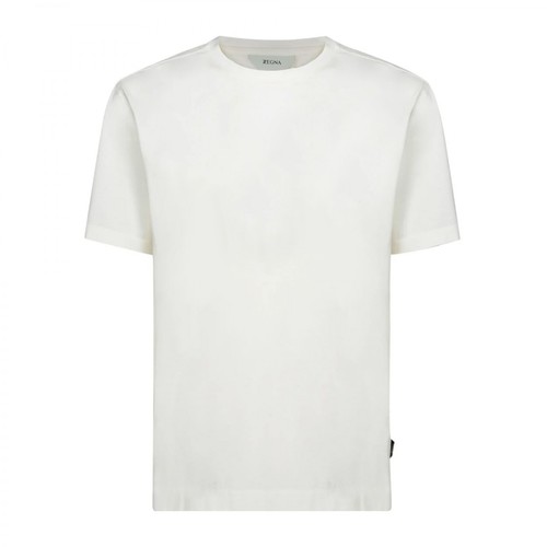 Ermenegildo Zegna, T-Shirt Biały, male, 730.00PLN
