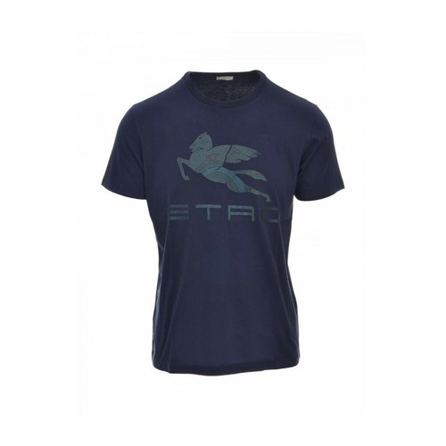 Etro, T-shirt Niebieski, male, 1026.00PLN