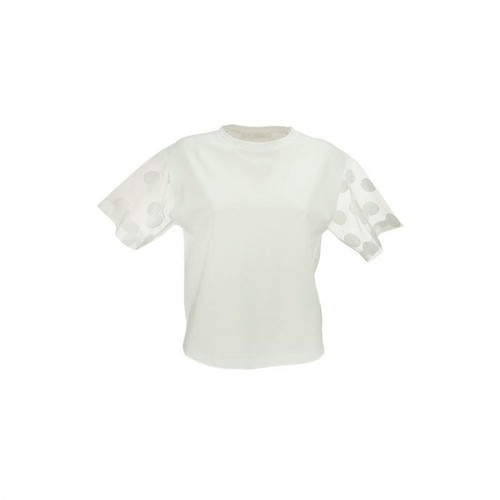 Fabiana Filippi, Jersey T-Shirt Biały, female, 876.00PLN