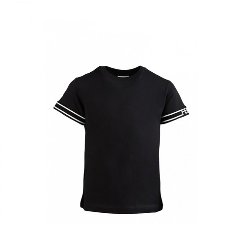 Fendi, T-shirt Czarny, female, 1095.00PLN
