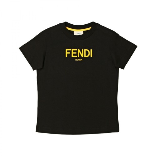 Fendi, T-Shirt Jui026-Aexl-F0Gme Czarny, male, 791.87PLN