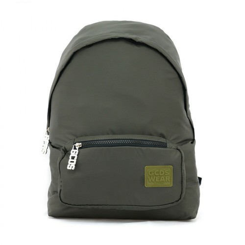 Gcds, Backpack With Logo Fw22M010012 Zielony, unisex, 1166.00PLN