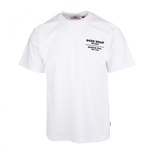 Gcds, Short Sleeve T-Shirt Cc94M021509C Biały, male, 908.28PLN
