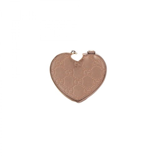 Gucci Vintage, Pre-owned Guccissima Heart Coin Purse Brązowy, female, 1277.00PLN
