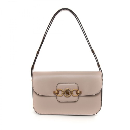 Guess, Hensely Shoulder bag Beżowy, female, 470.00PLN
