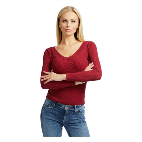 Guess, T-Shirt Czerwony, female, 224.00PLN