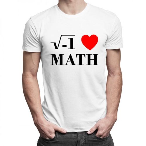 I love math - męska koszulka z nadrukiem 69.00PLN