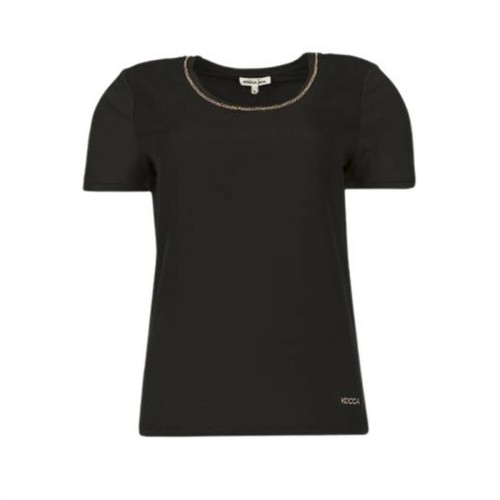 Kocca, T-shirt Austin in misto viscosa Czarny, female, 313.19PLN