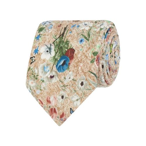 Krawat z mieszanki jedwabiu i bawełny (7 cm) 89.99PLN