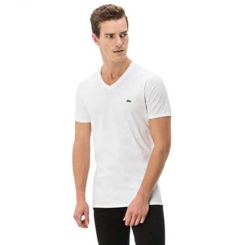 Lacoste, Koszulka Biały, male, 194.35PLN