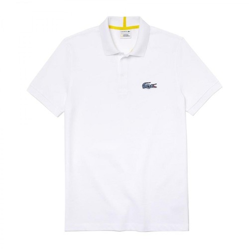 Lacoste, Polo Shirt Biały, male, 665.85PLN