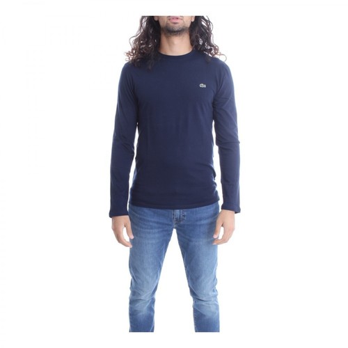 Lacoste, T-shirty Niebieski, male, 320.00PLN