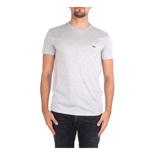 Lacoste, Th6709 T-shirt Szary, male, 176.00PLN