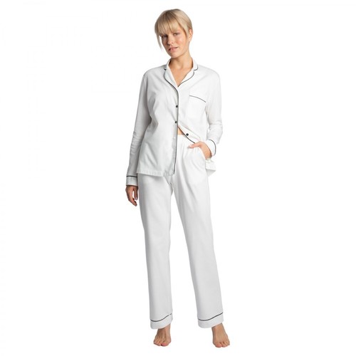 Lalupa, Bawełniane spodnie od piżamy Biały, female, 155.00PLN