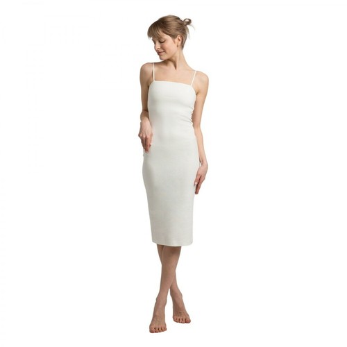 Lalupa, Sukienka na cienkich ramiączkach Biały, female, 189.00PLN