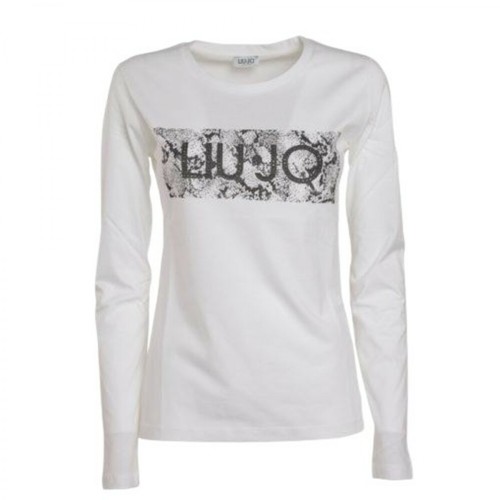 Liu Jo, T-shirt Wf1565J0094 stampa iconic Biały, female, 340.43PLN