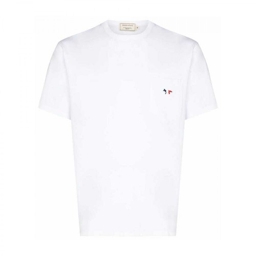 Maison Kitsuné, T-shirt Biały, male, 365.00PLN