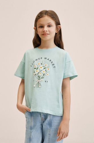 Mango Kids t-shirt bawełniany dziecięcy Market 49.99PLN