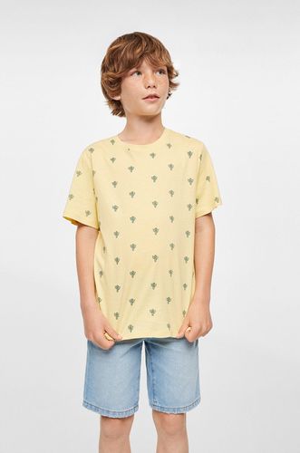 Mango Kids t-shirt bawełniany dziecięcy Stamp3 25.99PLN