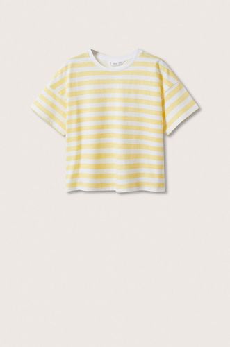 Mango Kids t-shirt bawełniany dziecięcy Summer 35.99PLN