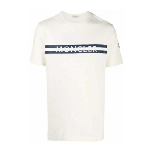 Moncler, T-Shirt Biały, male, 996.00PLN